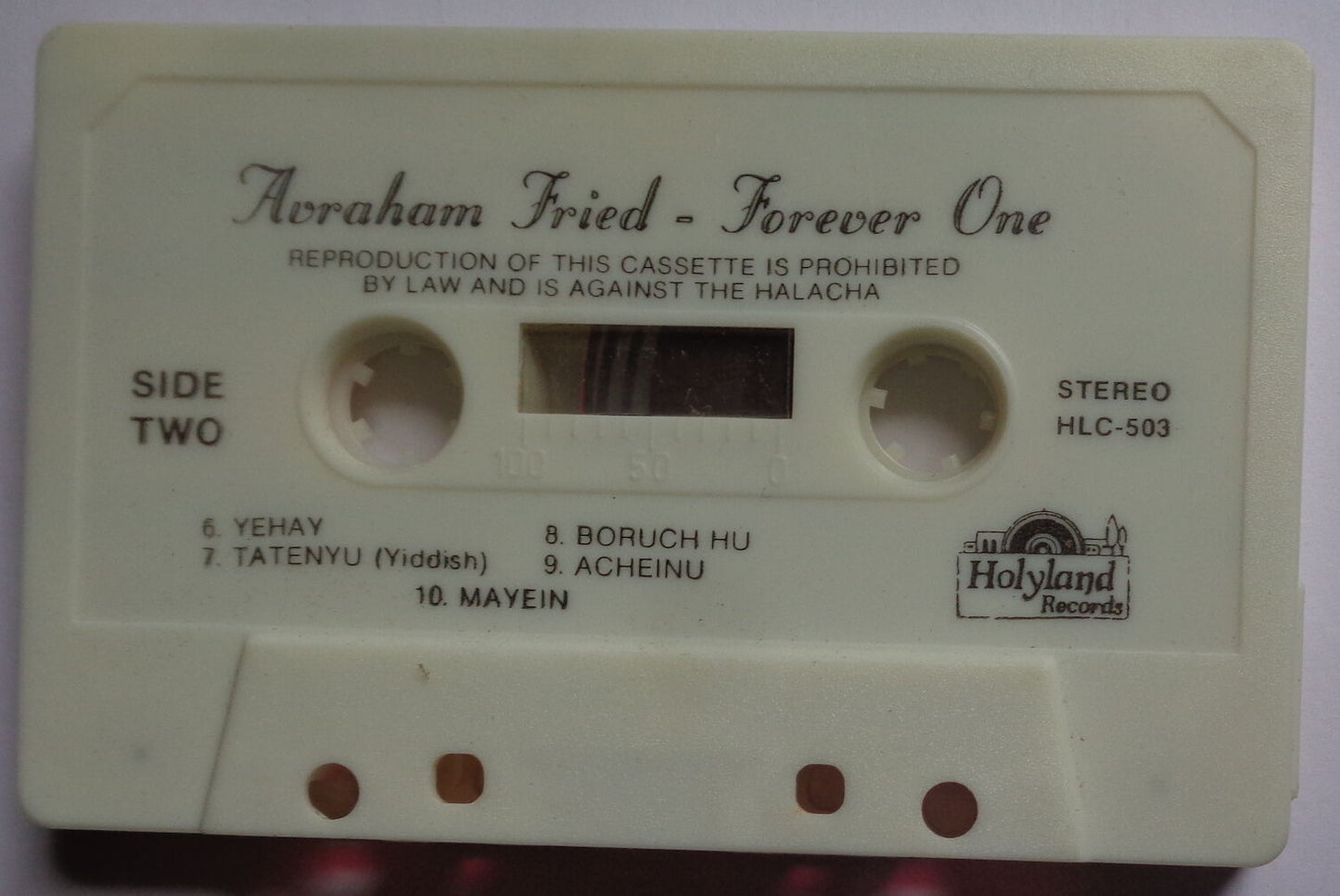 Avraham Fried in Forever One - Cassette - 1983 Rare - Holyland HLC-503 Stereo