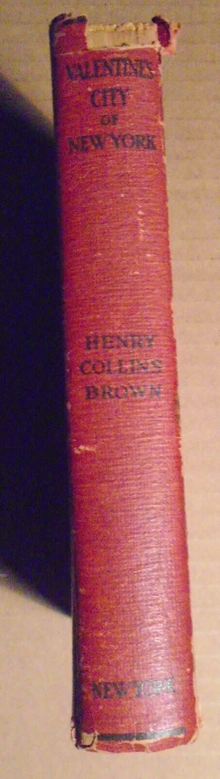 Valentine's city of New York : a guide book, by Henry Collins Brown 1920 1st ed.