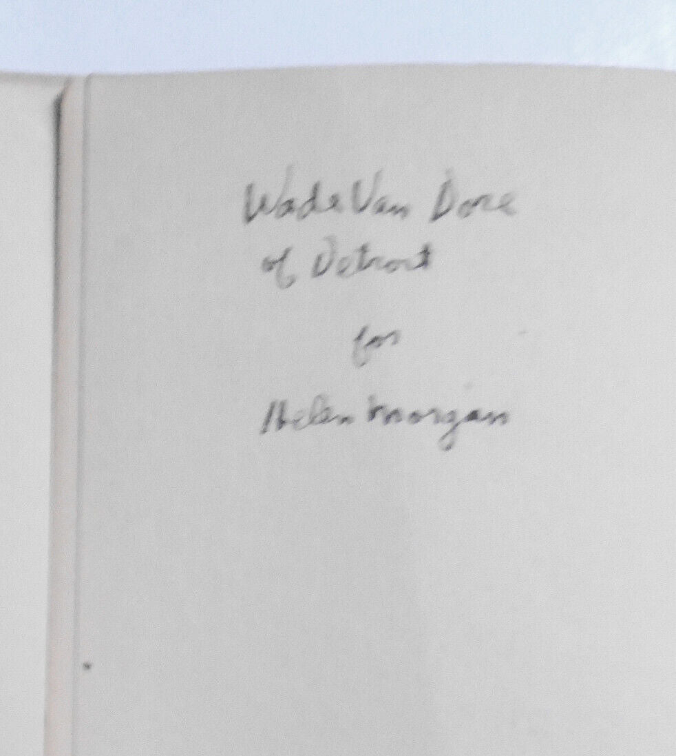 Far Lake, by Wade Van Dore. Signed First Edition, 1930. Poetry.