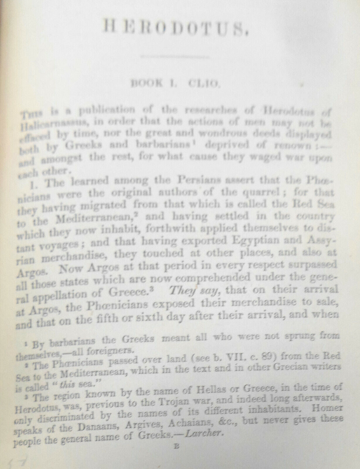 1854 Herodotus : A New and Literal Version from the Text of Baehr