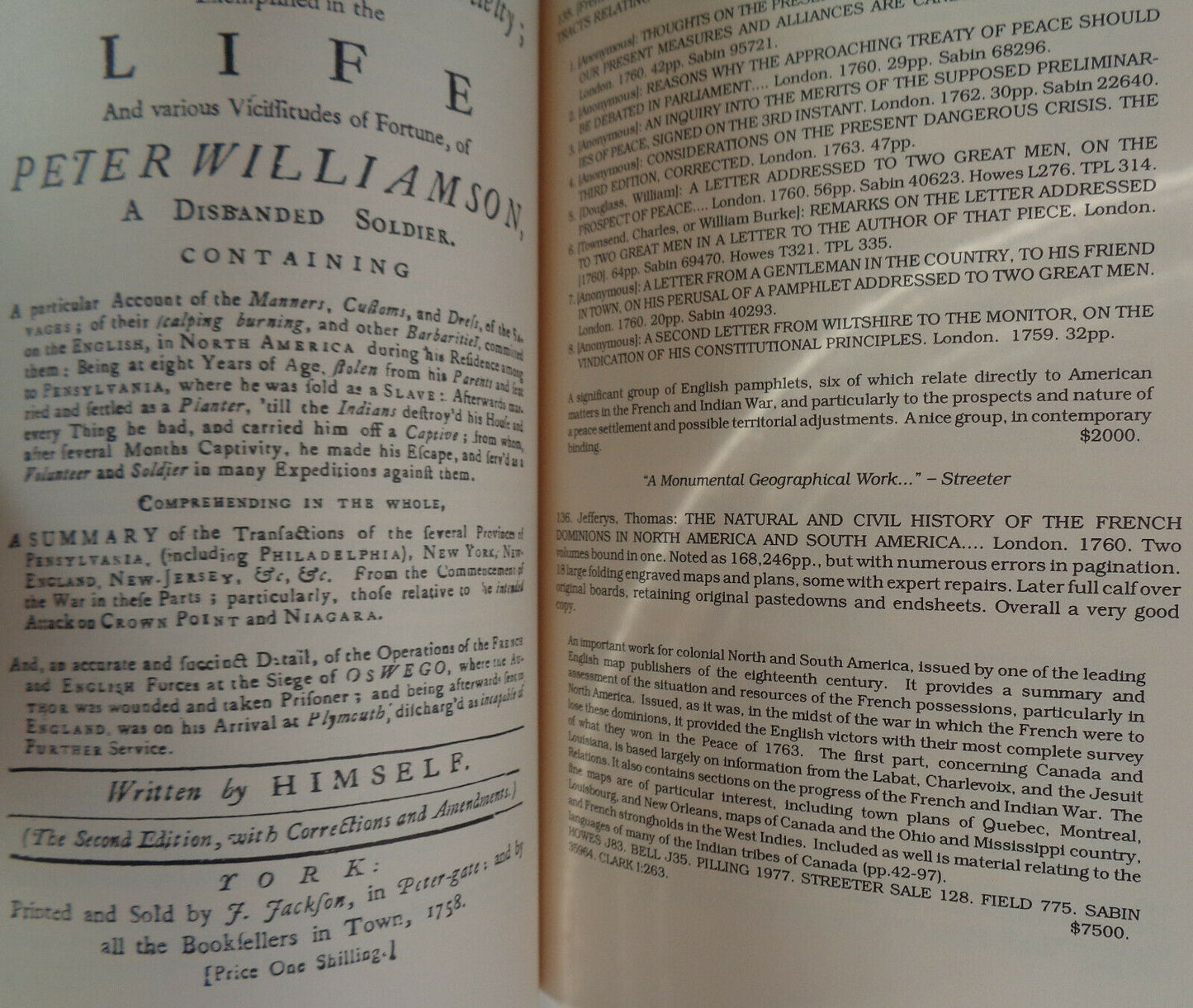 Colonial & Revolutionary Americana. : William Reese Catalogue 91
