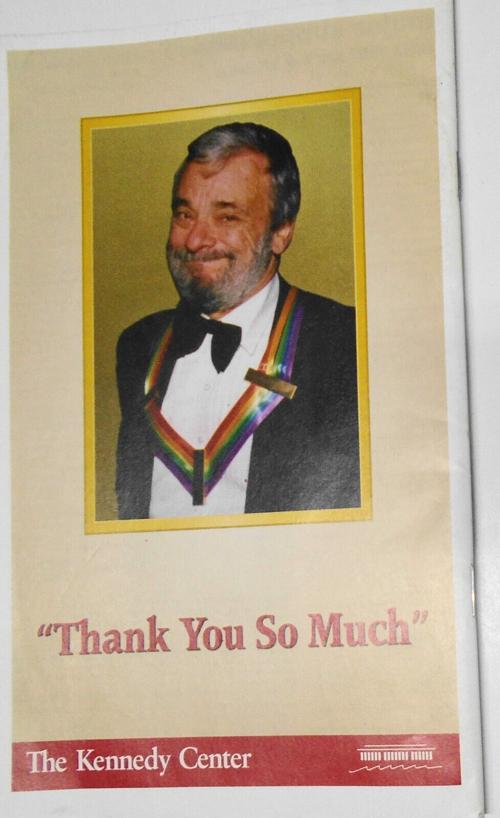BAM Salutes Sondheim - Angela Lansbury... Al Hirschfeld art - March 20,1997