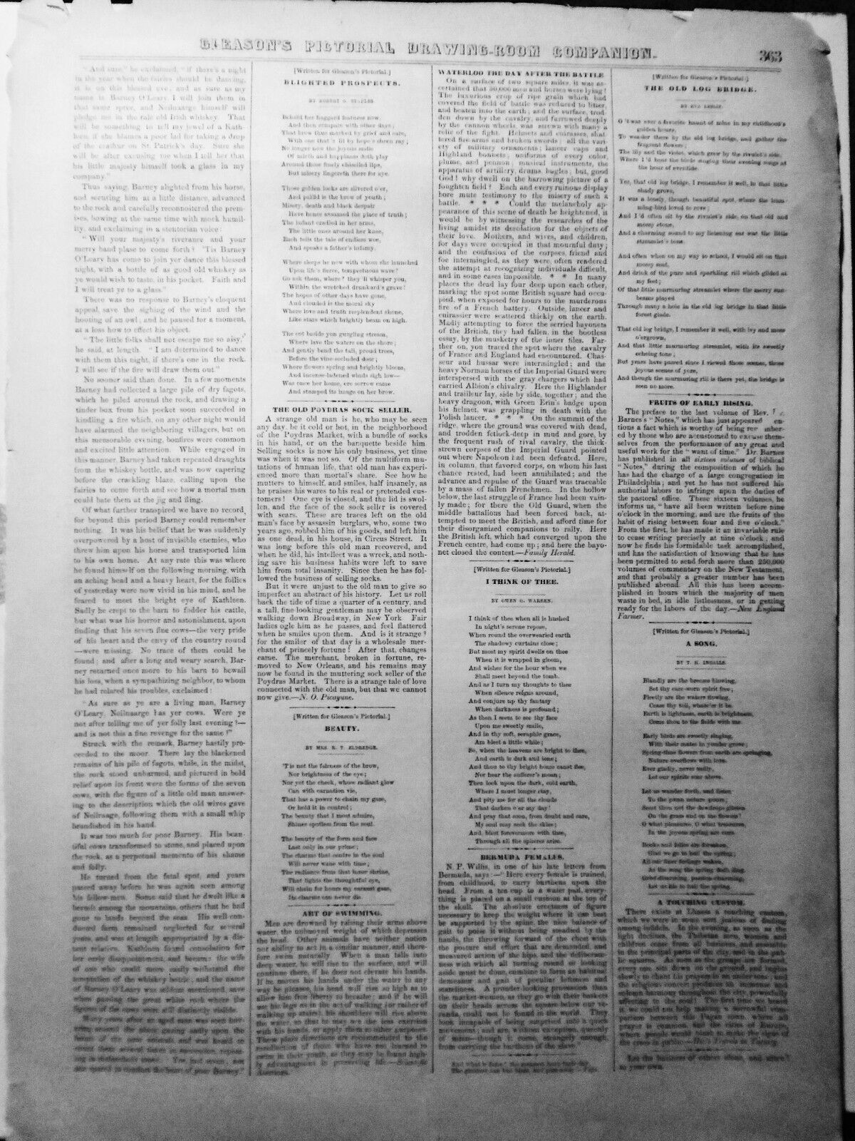 1852 Emperor Faustin I, Of Hayti - Gleason's Pictorial - Story & 2 Prints