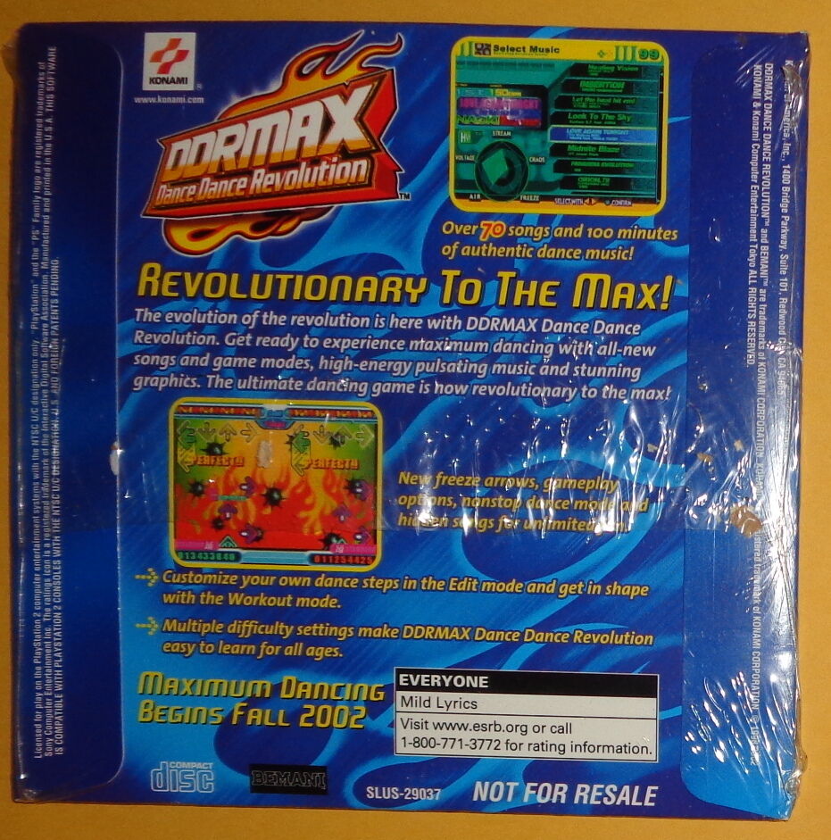 DDRMAX: Dance Dance Revolution PlayStation 2 DEMO DISC - SLUS-29037