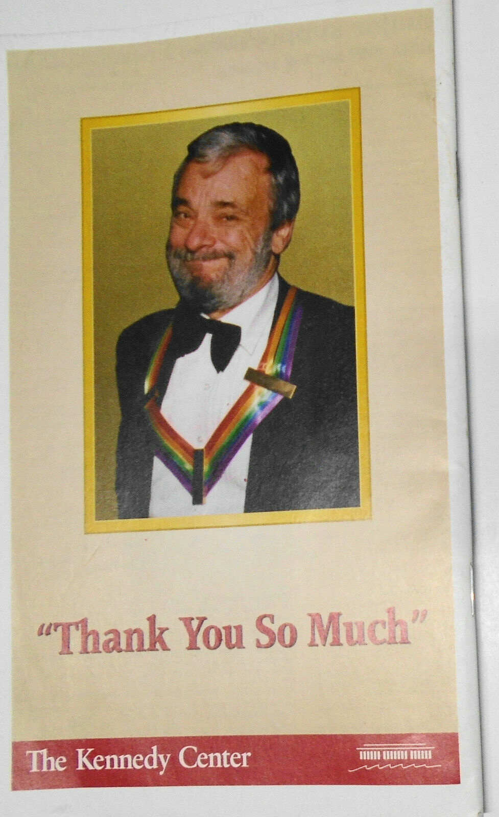 BAM Salutes Sondheim - Angela Lansbury... Al Hirschfeld art - March 20,1997