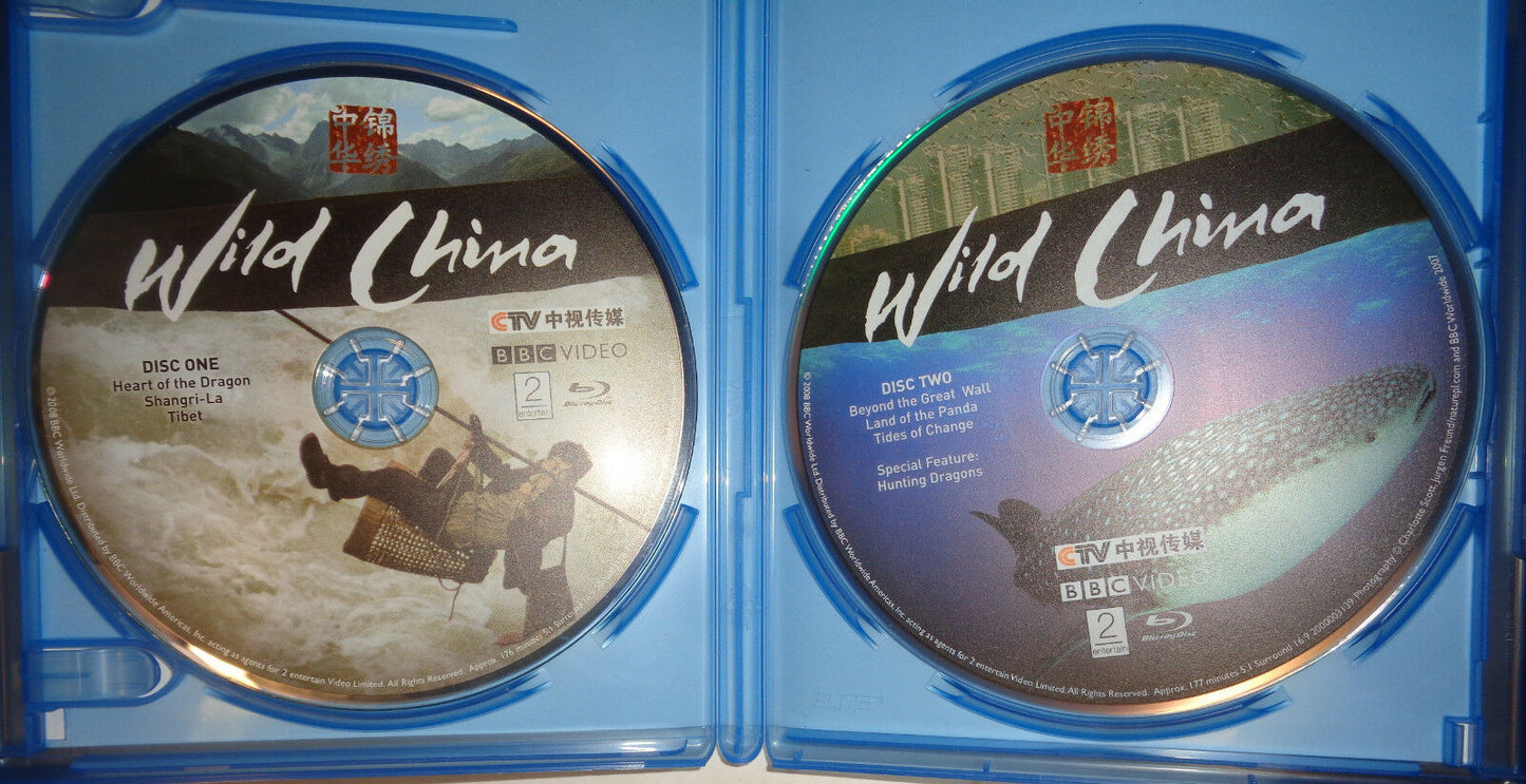 Wild China (Blu-ray Disc, 2008, 2-Disc Set) - Like New