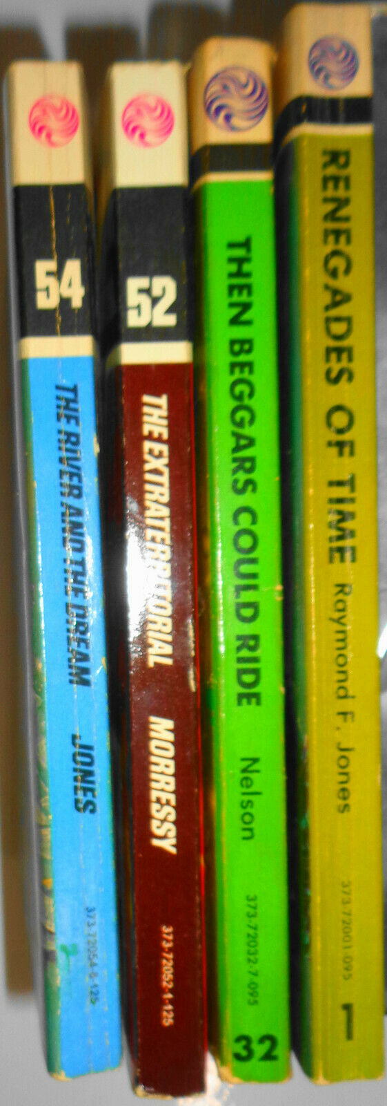 4 Laser Books Science Fiction novels: #s 1, 32, 52 & 54. All First Printings