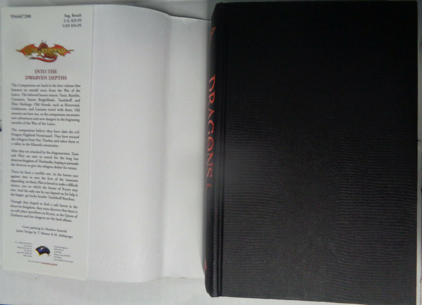 Dragons Of The Dwarven Depths Hardcover 1st Edition Lost Chronicles Vol. 1. NEW