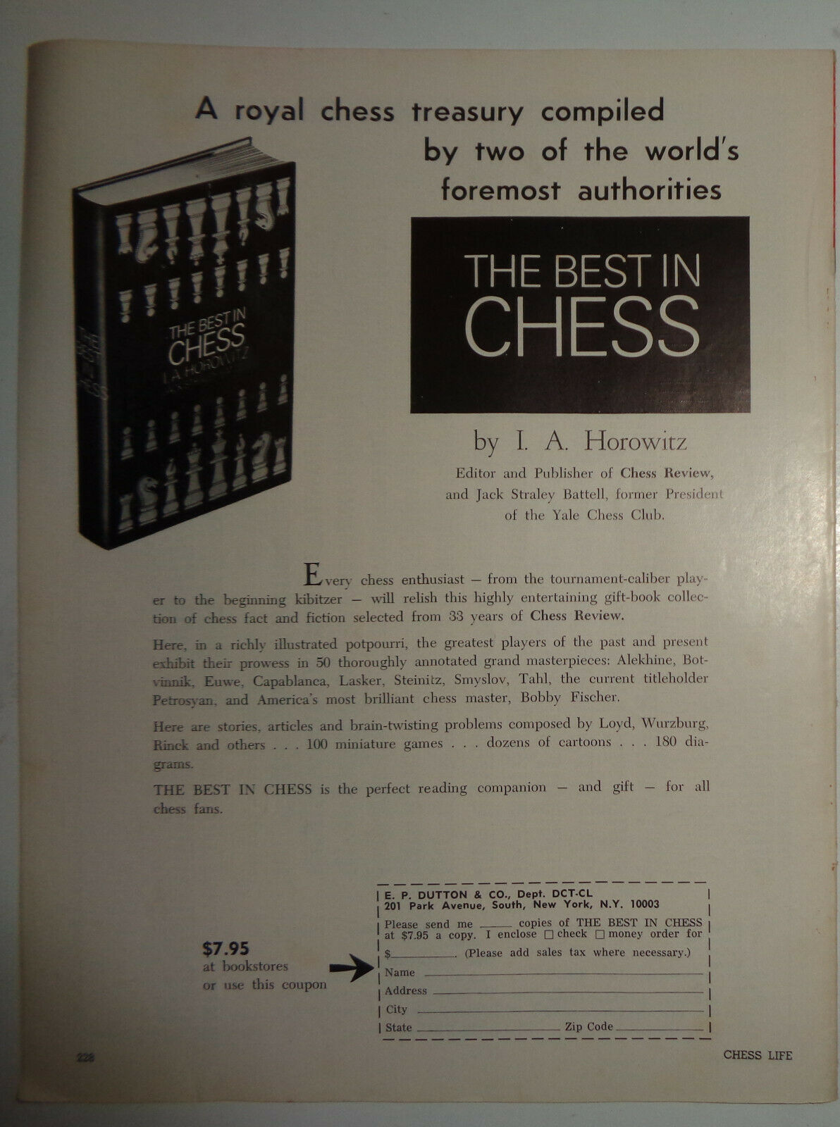 Chess Life, October 1965 - Capablanca Memorial Tournament, etc