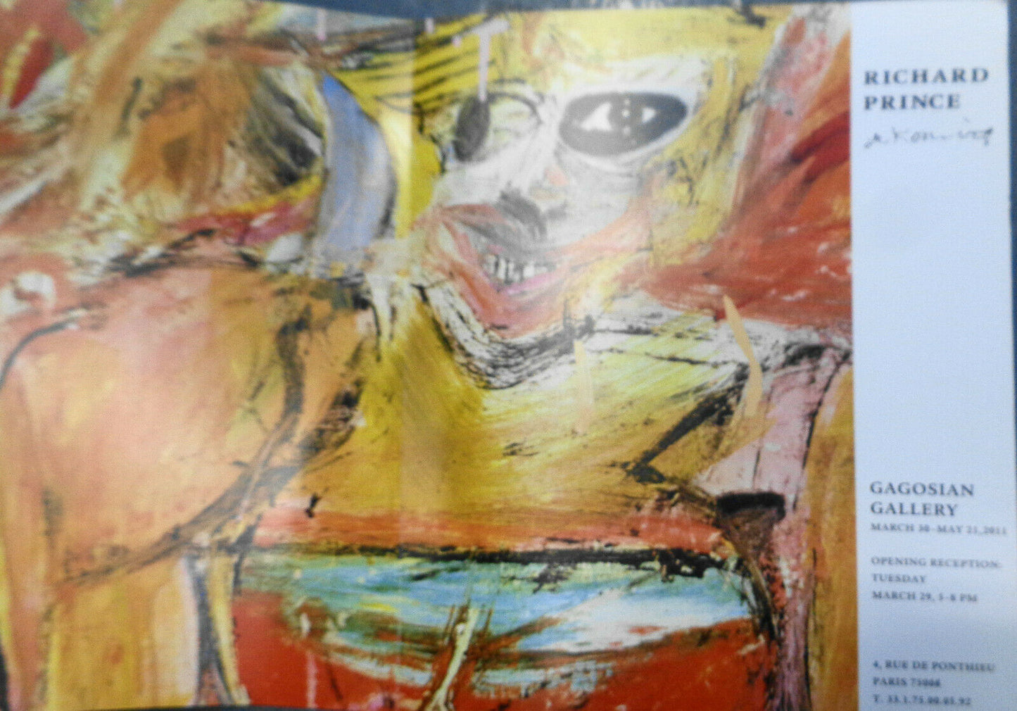 Richard Prince - De Kooning - March 30 - May 21, 2011 Gagosian Gallery Brochure
