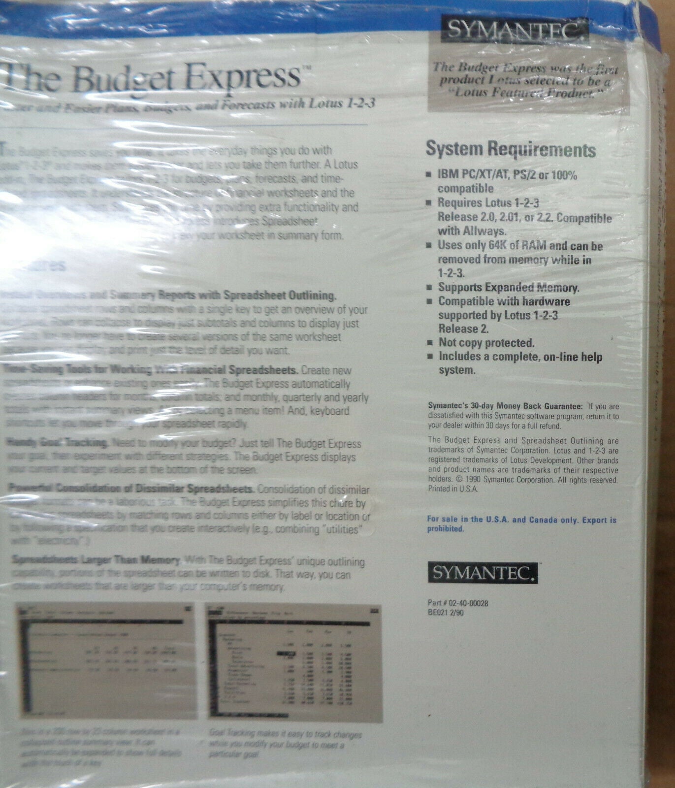 The Budget Express : faster, easier plans, budgets, forecasts with Lotus 1-2-3