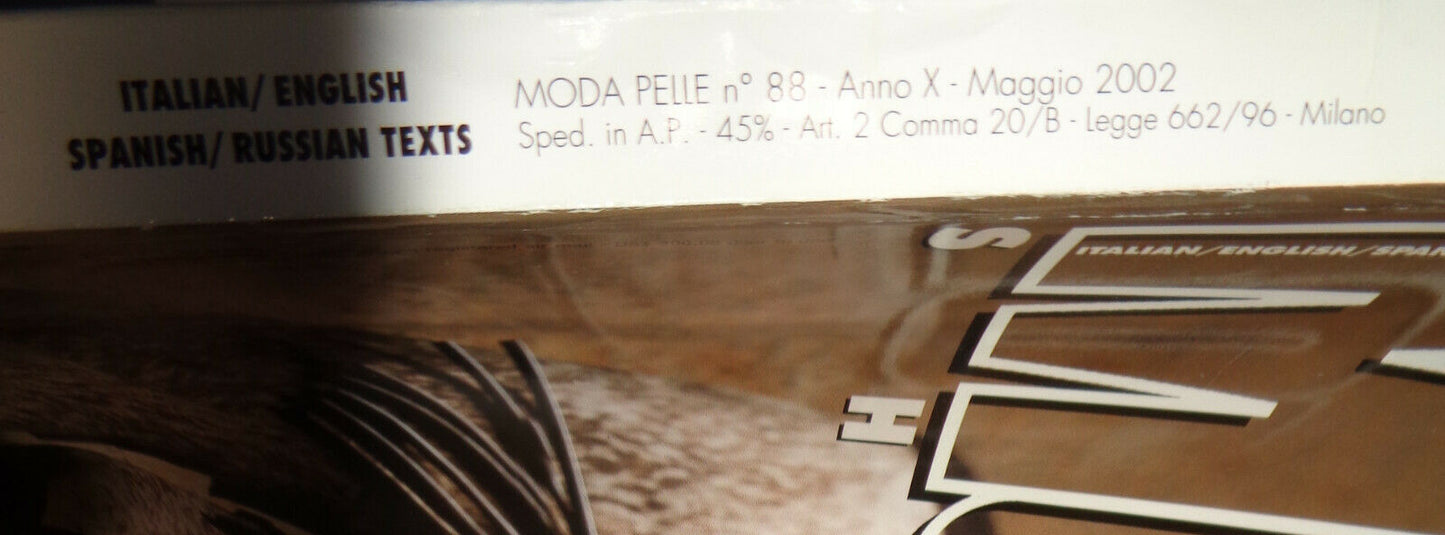 Moda Pelle Shoes - Maggio 2002, N. 88 - Italian/English Spanish/Russian texts