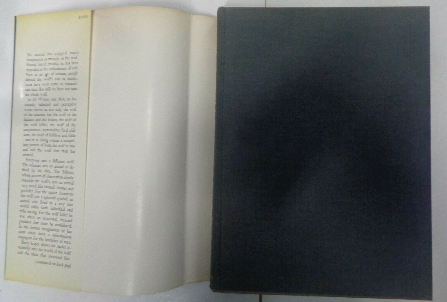 SIGNED Of Wolves and Men, by Barry Holstun Lopez. Hardcover/DJ 1978