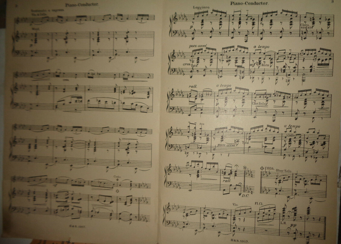 IDLE DREAMS, DANCE IDYLL - BY HERMAN FINCK - 1921 - SHEET MUSIC FOR ORCHESTRA