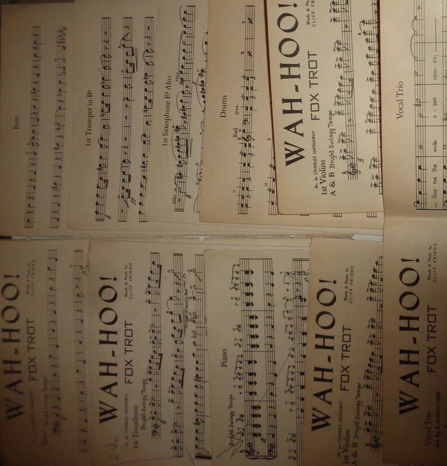 Let me wah-hoo! wah-hoo! : Wah-hoo a swing tune : fox trot - 1936 For orchestra