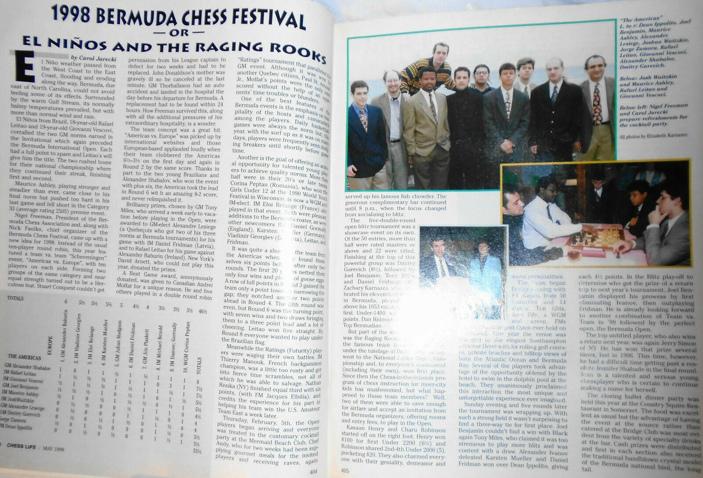 Chess Life : May 1998 - Hikaru Nakamura, World Speed Chess Champion