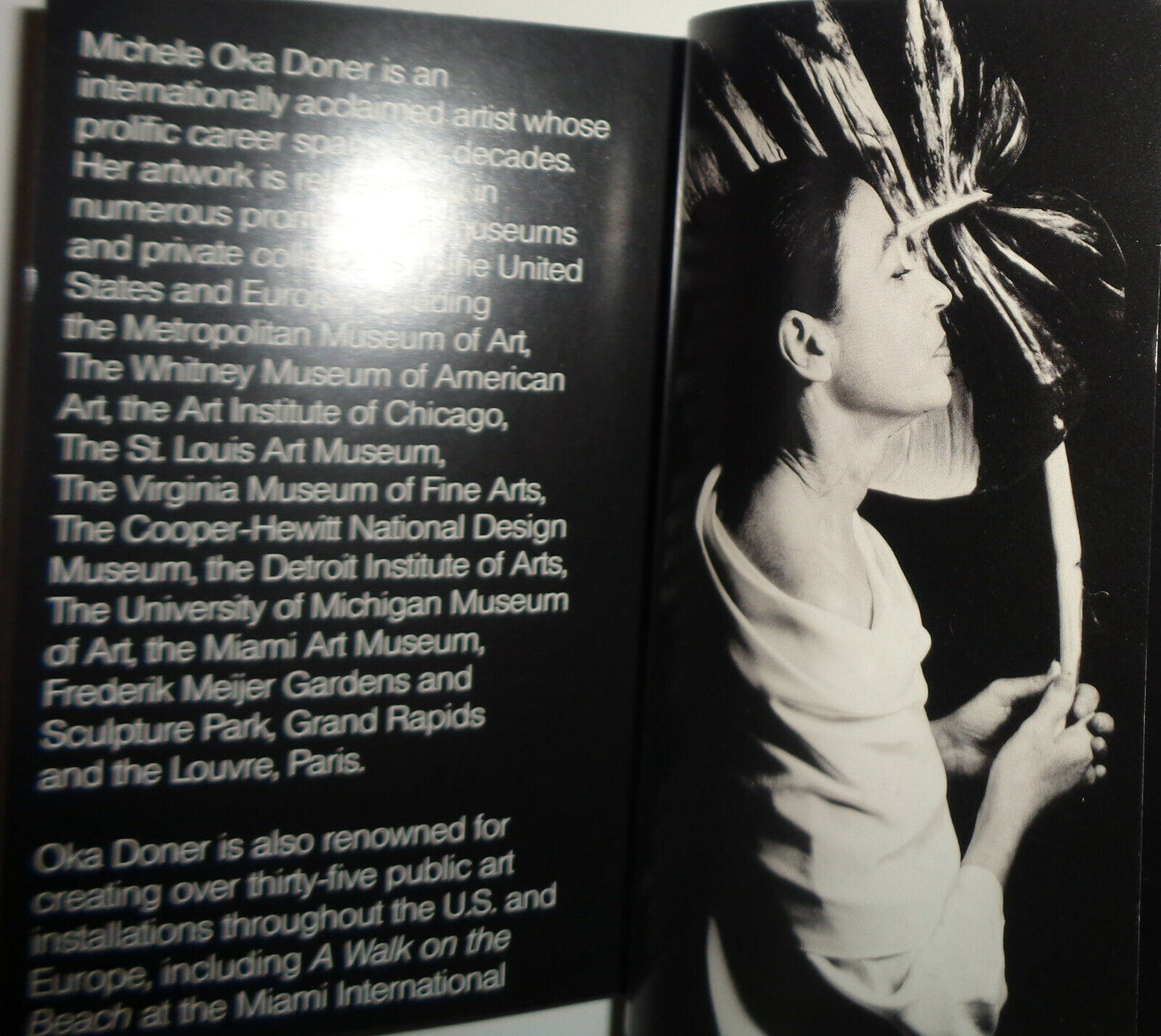 Michele Oka Doner - SoulCatchers - 2009. Mini-book of JF Chen Exhibition