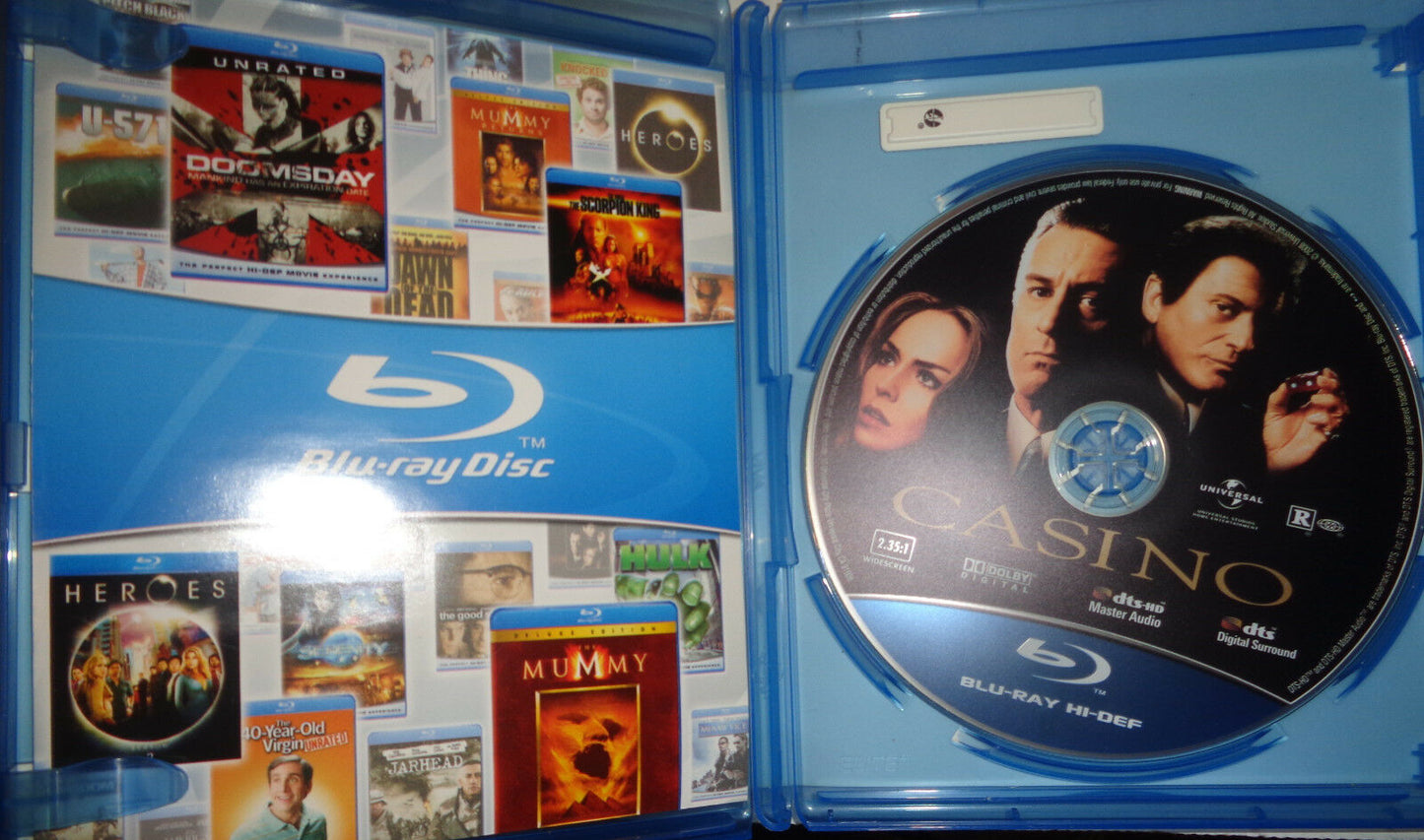 Casino (Blu-ray Disc, 2008) - Like New