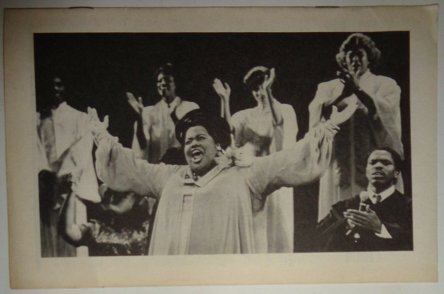 SING MAHALIA, SING! - SOUVENIR PROGRAM Warner Theatre NYC 1985 Jennifer Holiday