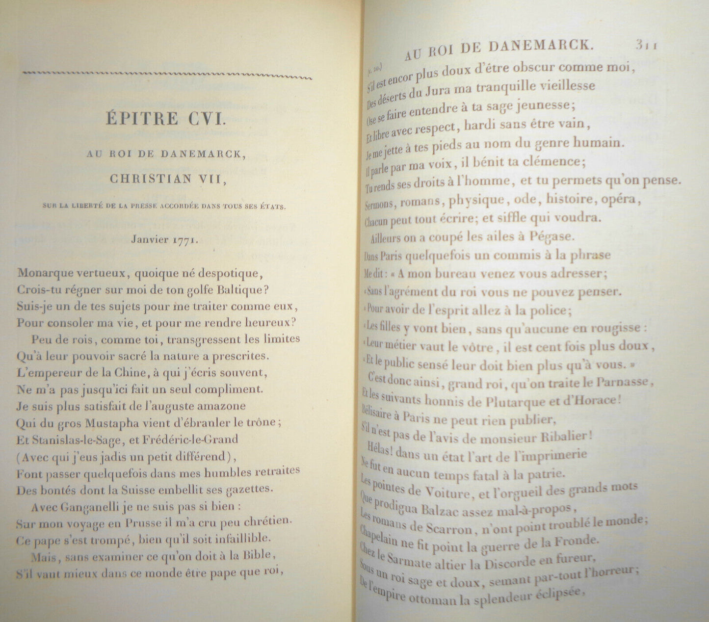 1828  - OEUVRES COMPLETES DE VOLTAIRE, TOME XVII : THEATRE, TOME III.