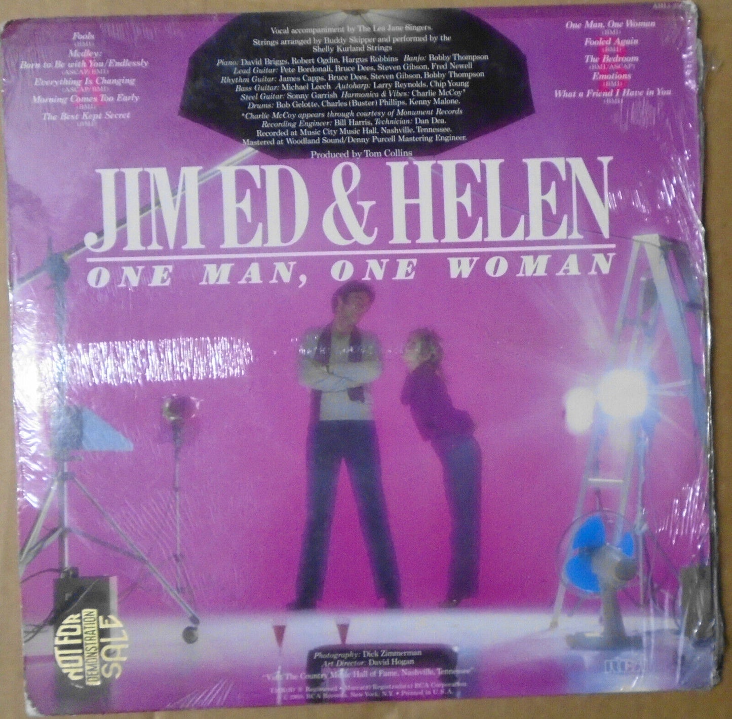 Jim Ed [Brown] & Helen [Cornelius] : One Man, One Woman - LP -  Promo - *SEALED*