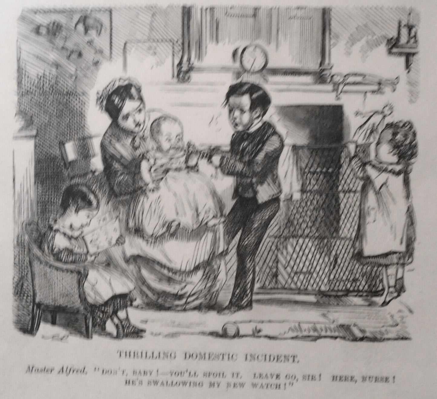 Pictures of Life and Character, by John Leech [1890s].  17 1/2 x 12" original.