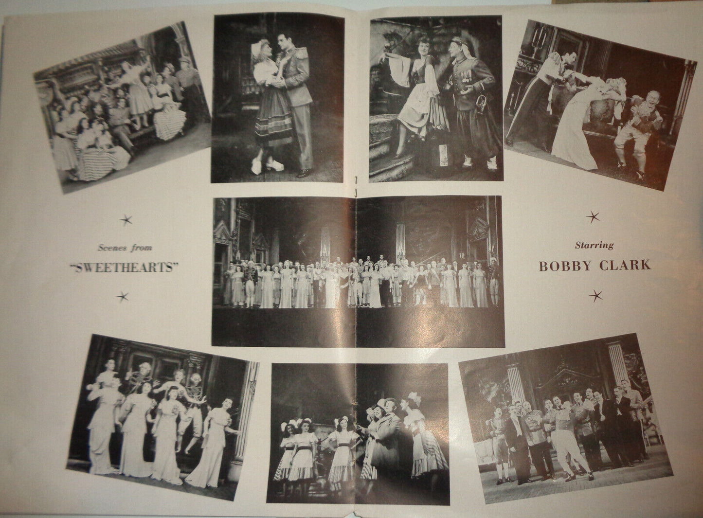 Bobby Clark in SWEETHEARTS - SOUVENIR PROGRAM 1947