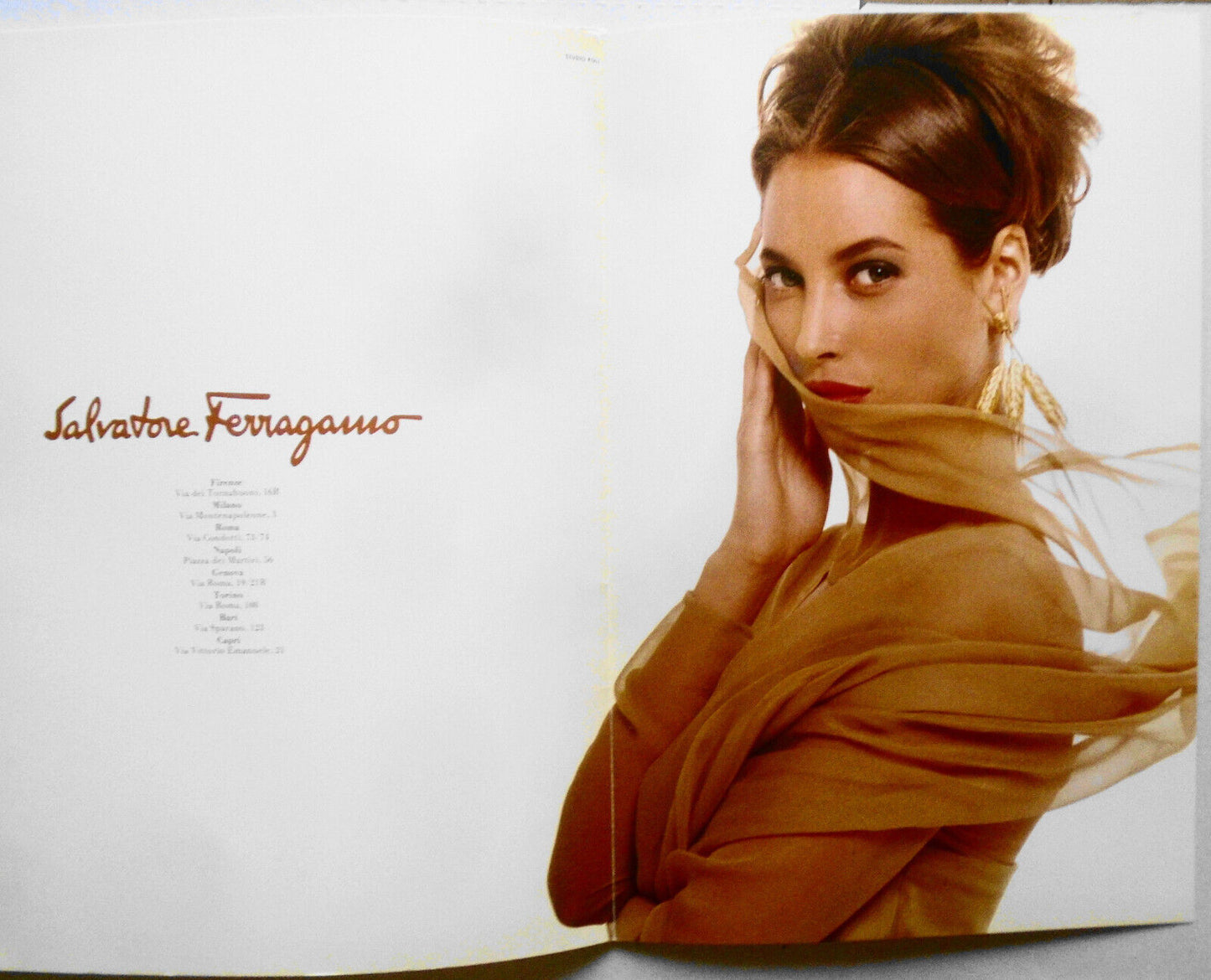 Salvatore Ferragamo Advertising Strategy for Spring/Summer 1991. With photos/ads