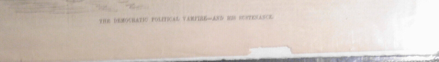 The Democratic Political Vampire, by Thomas Nast  - Harper's Weekly, 1879