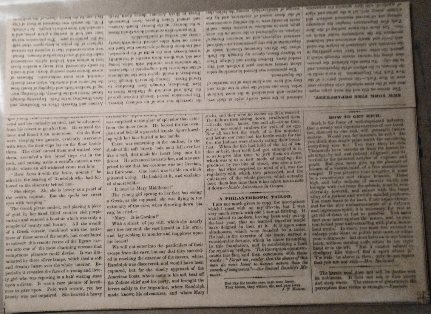 View Of The Parade Of The New York Fire Department - Gleason's Pictorial 1851
