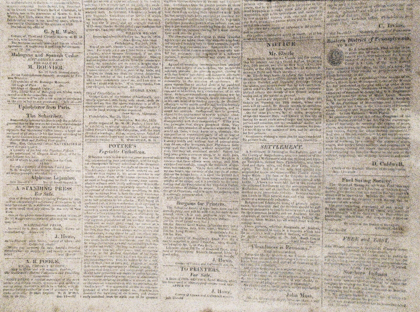 The Democratic Press Dec 27, 1824 - Emigrants to Haiti; Fauntleroy forgery trial