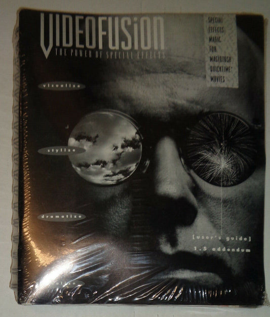 VIDEOFUSION: THE POWER OF SPECIAL EFFECTS, V.1.5 - Macintosh. 1993. Brand new.