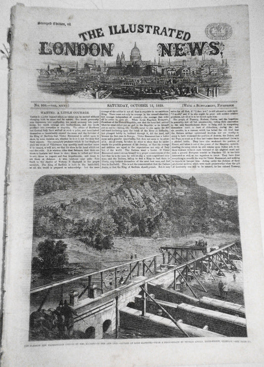 The Illustrated London News, October 15, 1859 - Franklin Expedition relics, etc