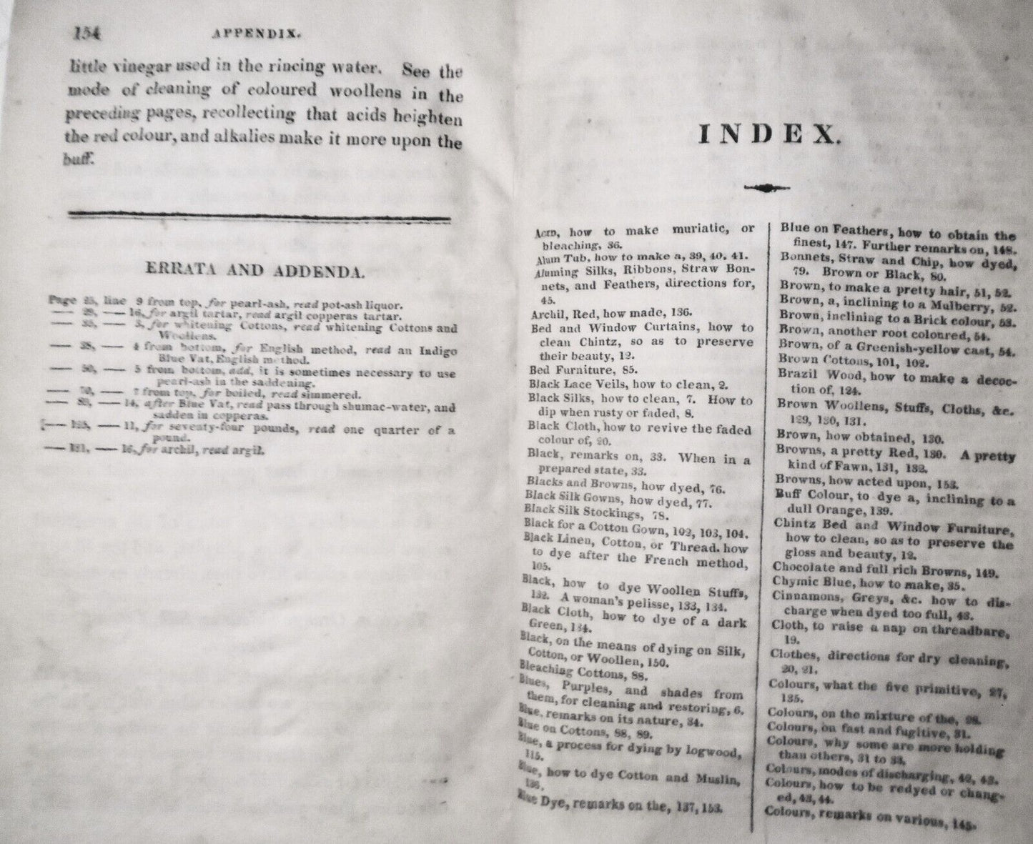 1818 The Family Dyer and Scourer, by William Tucker. 2nd ed