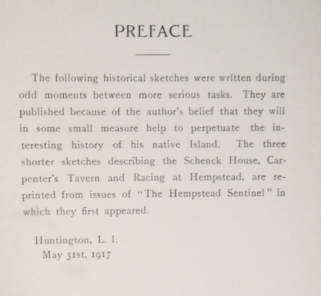 1917 Historical miscellanies relating to Long Island by Charles J Werner. Ltd ed