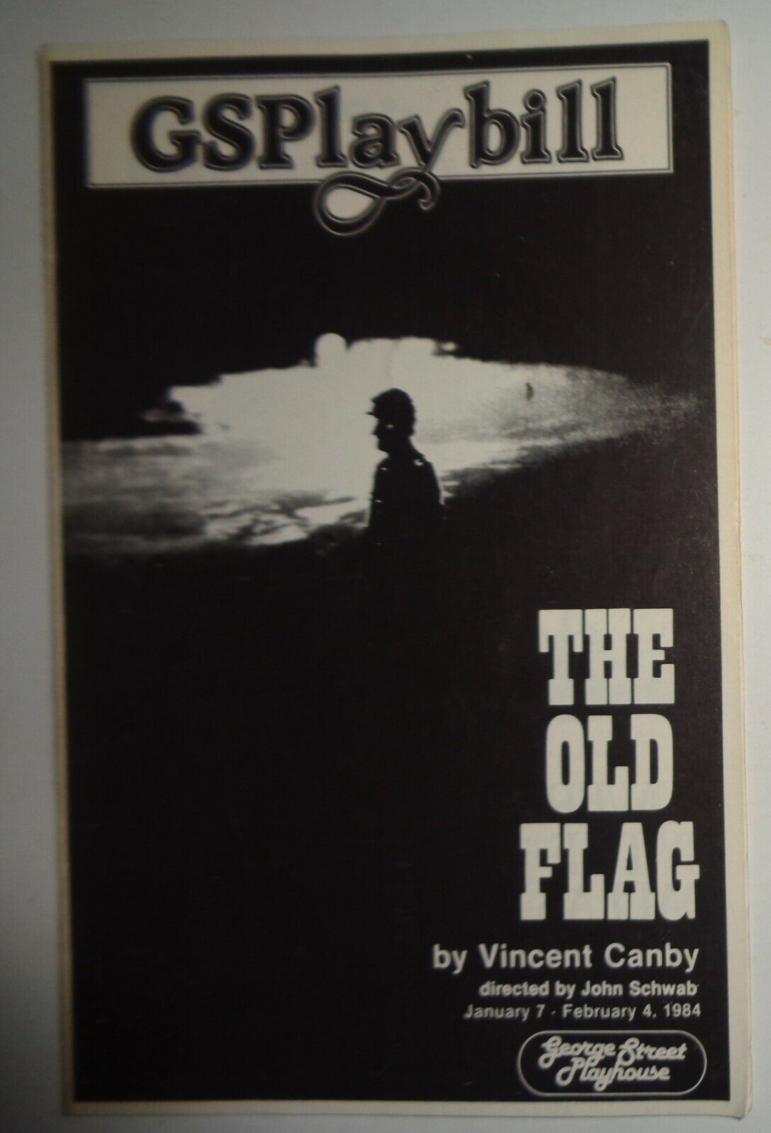 THE OLD FLAG - GSPLAYBILL - BRUNSWICK, N.J. GEORGE STREET PLAYHOUSE, 1984.