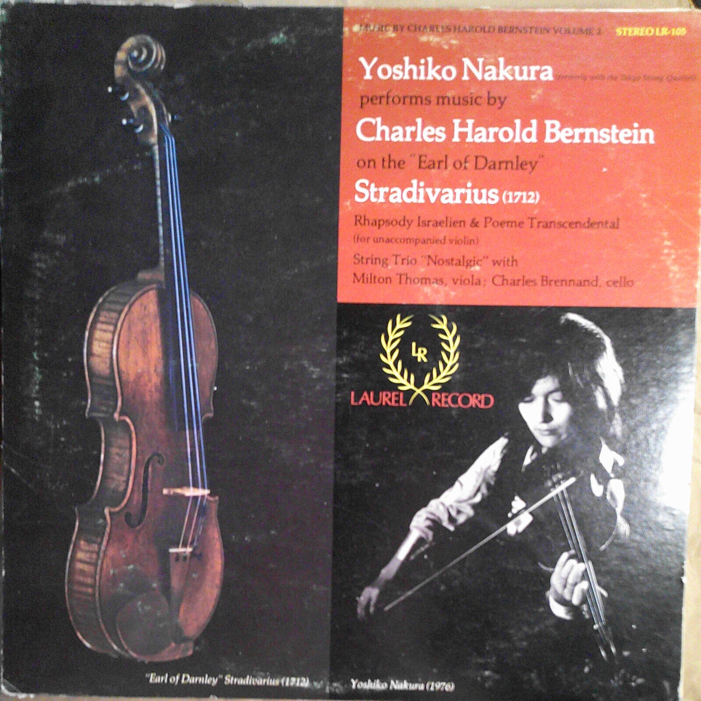 3  violin LPs lot: Yoshiko Nakura on Stradivarius; Temianka; Stuttgart Orchestra