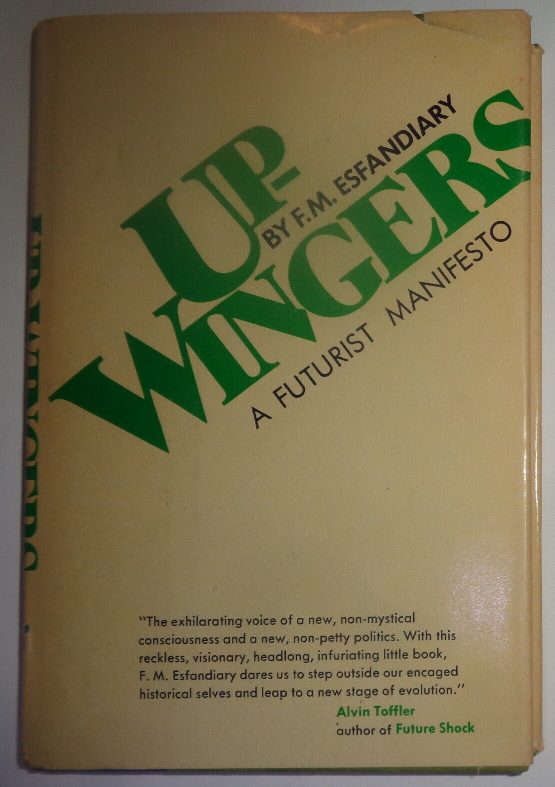 Up-Wingers: A Futurist Manifesto: F. M. Esfandiary - SIGNED First Edition 1973