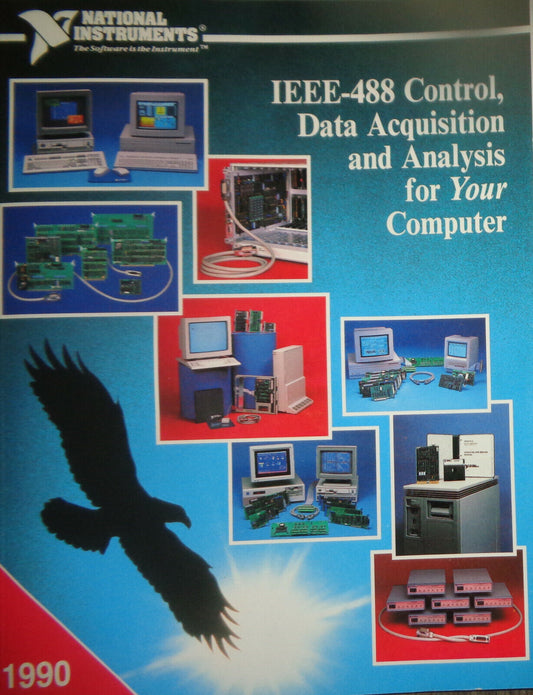 National Instruments 1990 IEEE-488 Control, Data Acquisition & Analysis Catalog