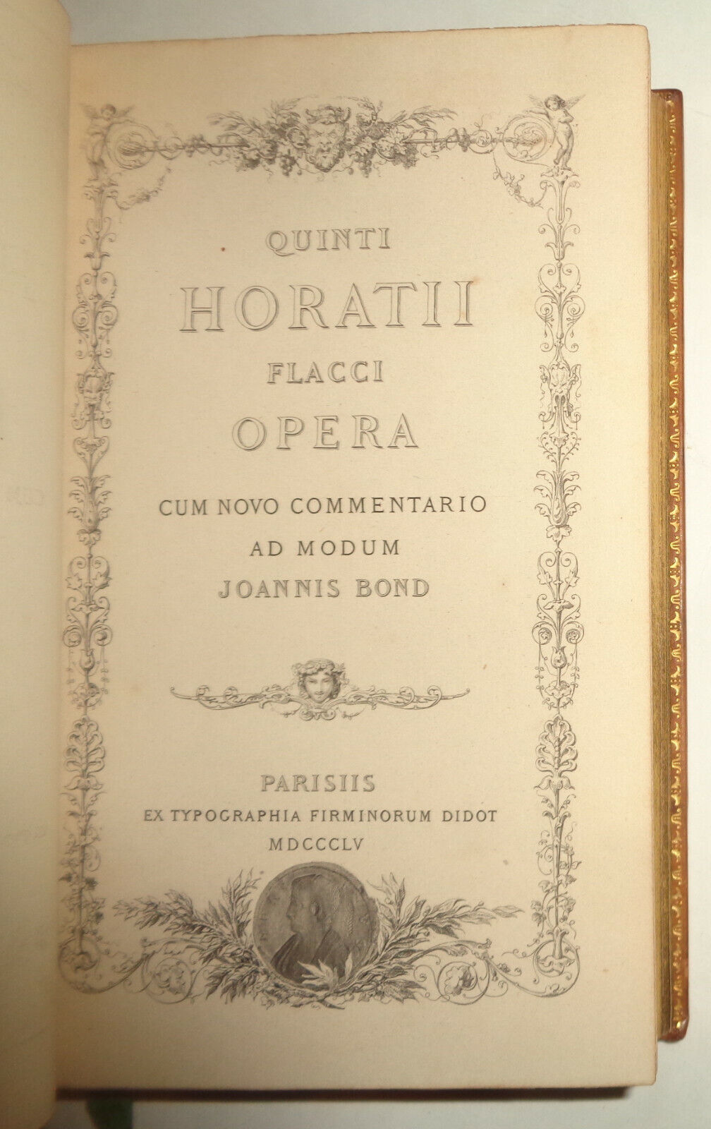 1855   Quinti Horatii Flacci Opera - (first use of photography in books).