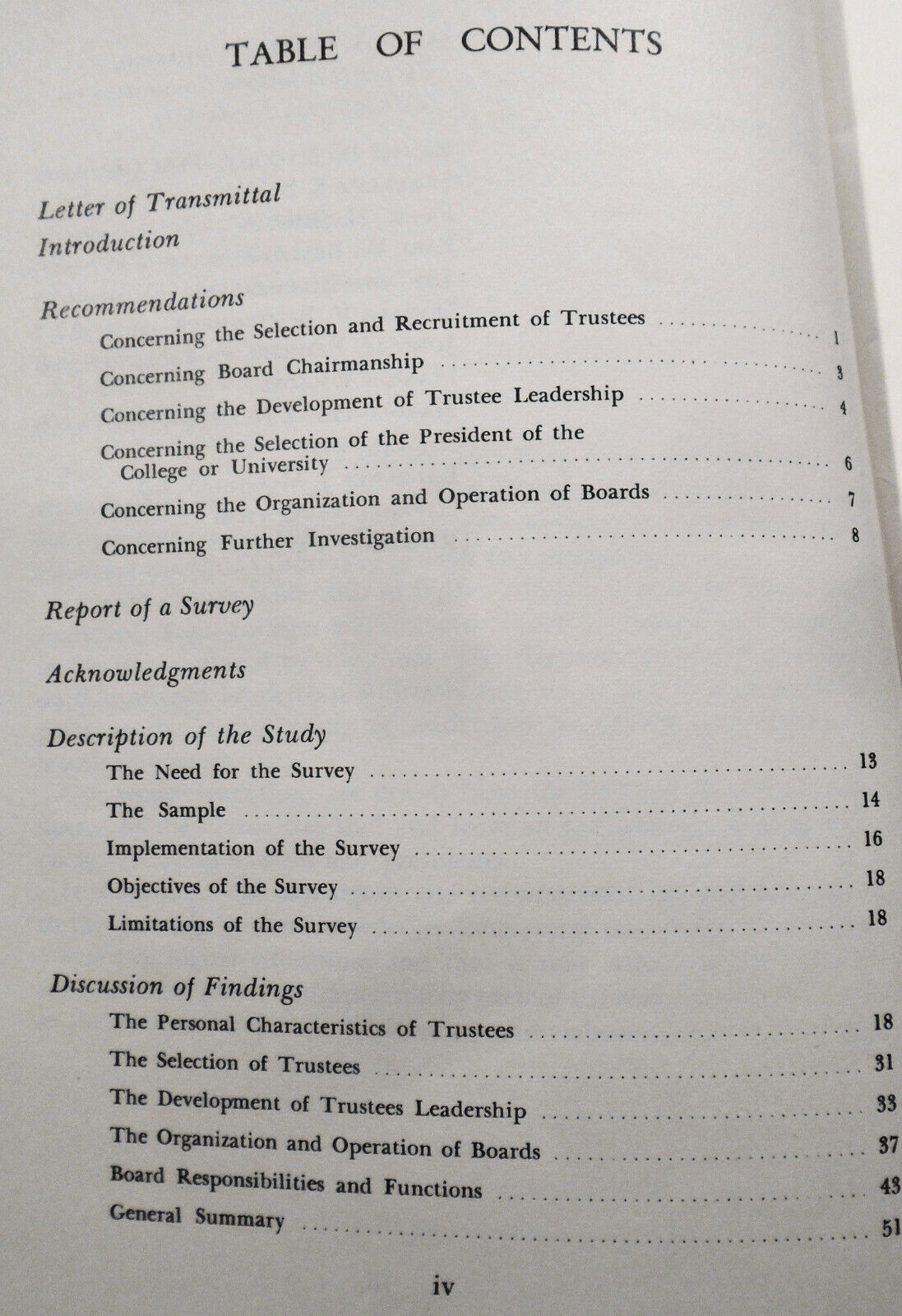College & University Trustees & Trusteeship - Recommendations... 1966 NY Regents