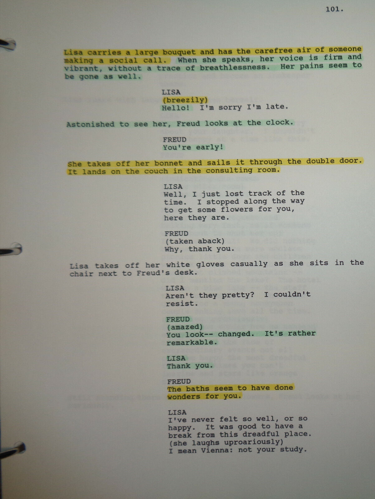 The White Hotel - Revised First Draft Screenplay - Charles L Mee /Marc Grandsard