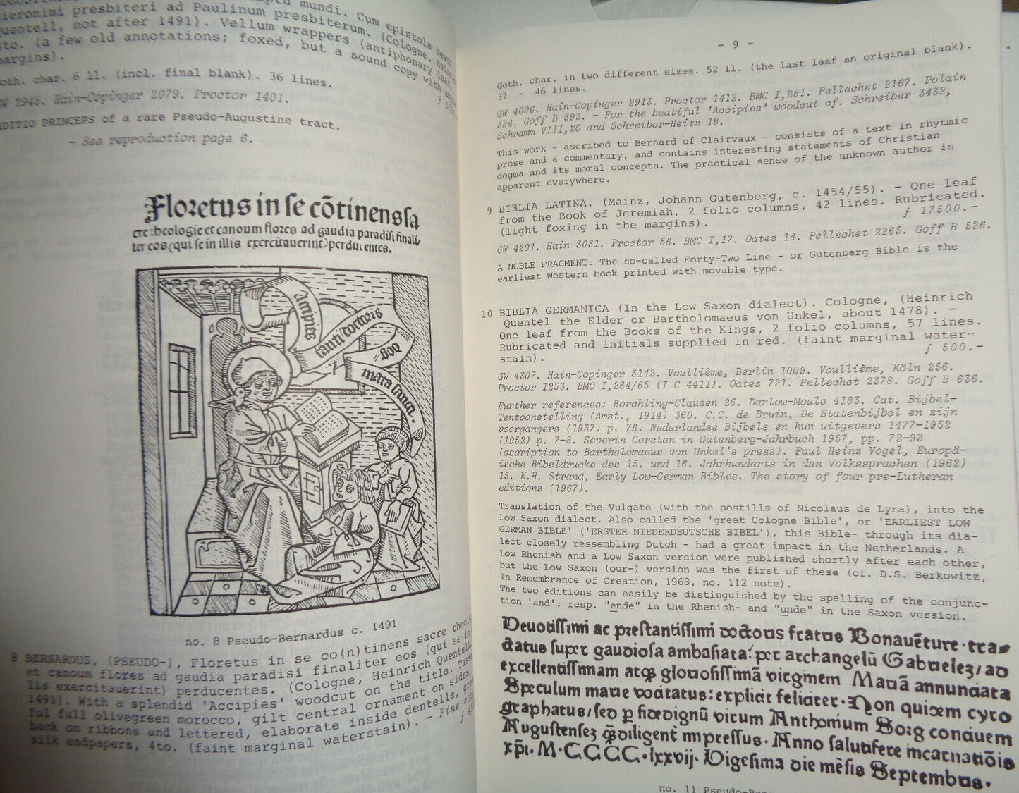 100 GERMAN INCUNABULA & POSTINCUNABULA 1455-1520 DE GRAAF ANTIQUARIAN BOOKSELLER