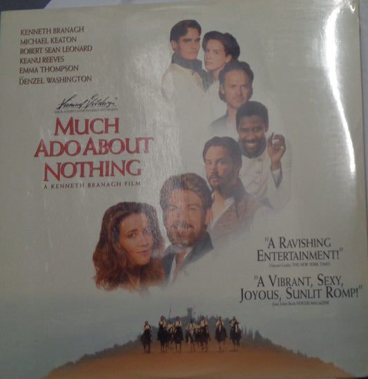 Much Ado About Nothing (Laserdisc, 1994)  Brand new, sealed