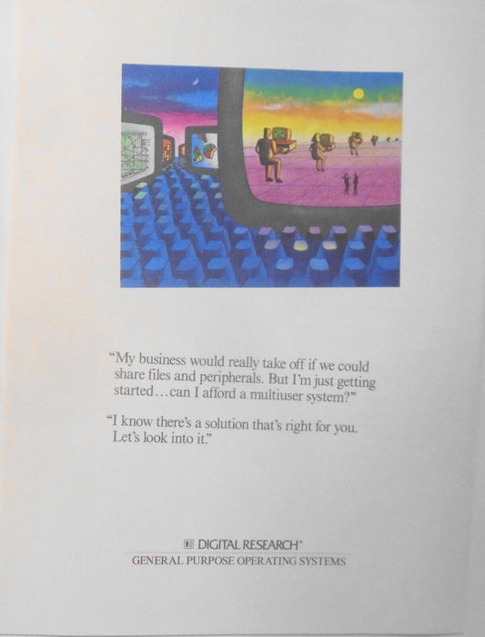 Digital Research Concurrent DOS multiuser operating systems brochure. 1988.