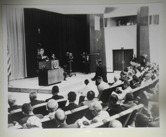 1962 President John F Kennedy - State Department - No Soviet Missiles in Cuba