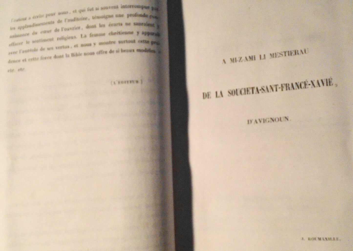 1853 Roumanille: La part dau bon Dieu: precede d'une dissertation l'orthographie