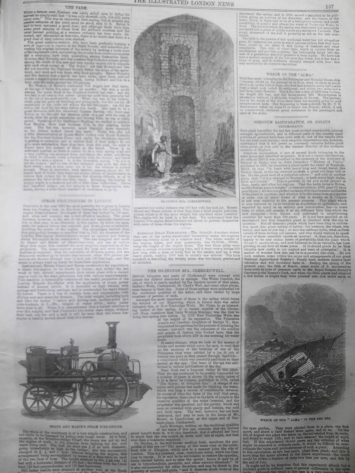 The Illustrated London News, August 20, 1859 - Paris fetes; Great Eastern saloon