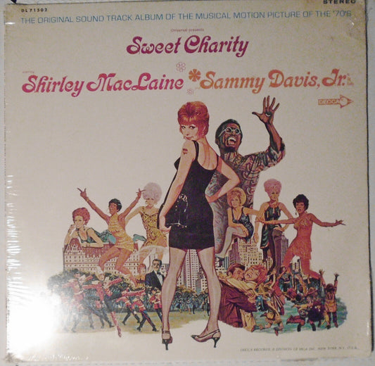 Shirley MacLaine And Sammy Davis Jr. ‎– Sweet Charity 1969 PROMO lp DL-71502  EX