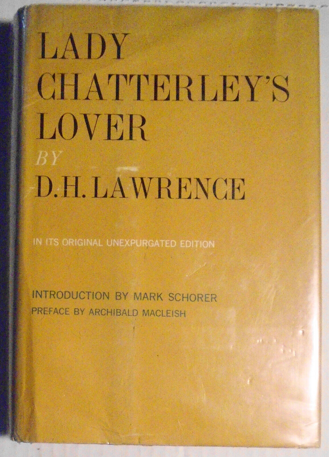 Lady Chatterley s Lover, by D. H. Lawrence. 1959. Hardcover; First Printing.